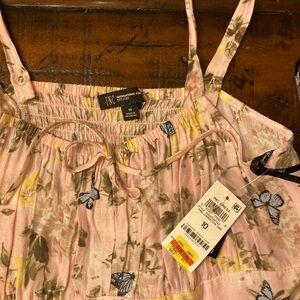 INC International Concepts Pink Floral Maxi Skirt